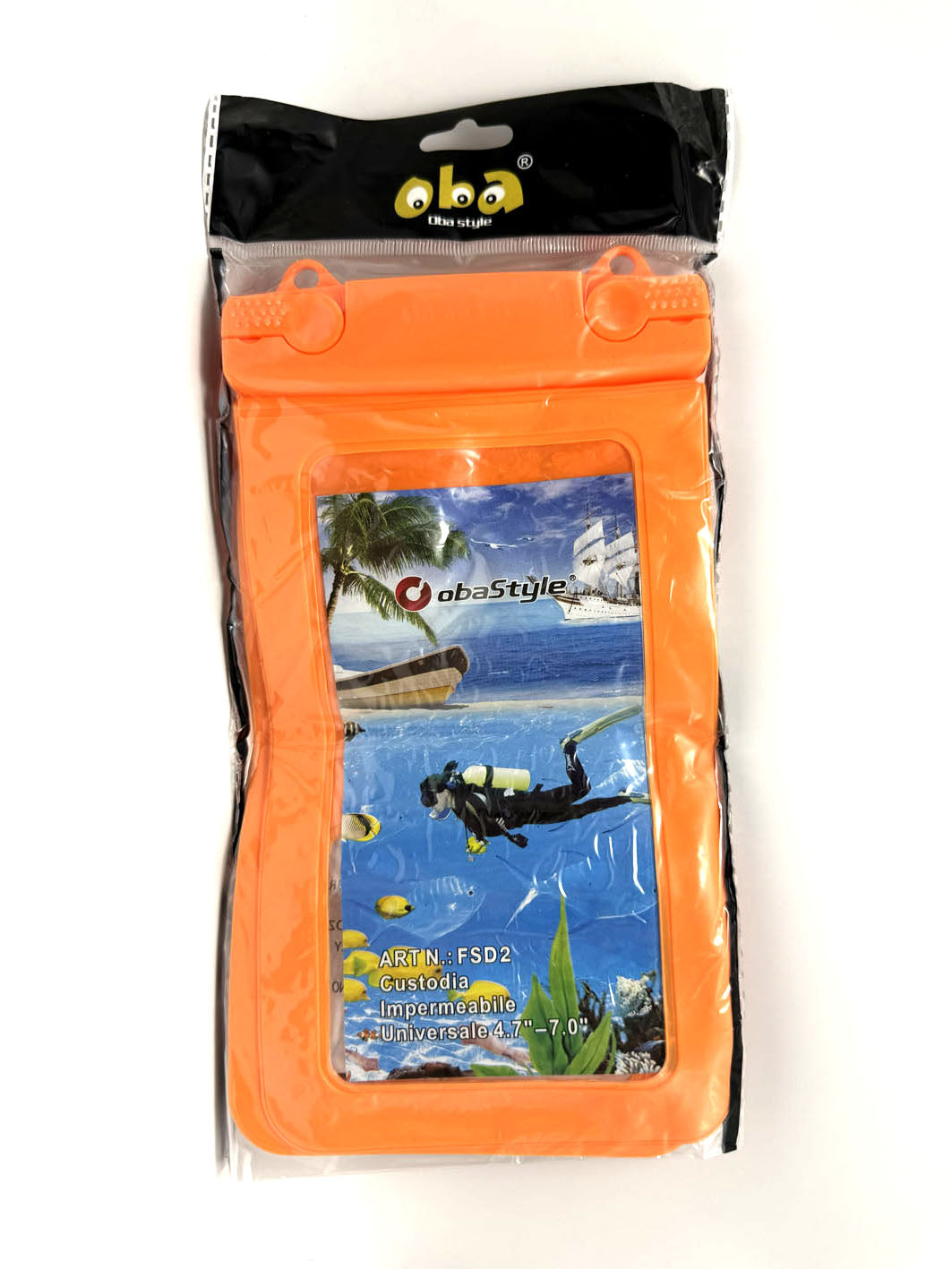 Custodia  Impermeabile Cover Universale per smartphone Design 2 in 1 Waterproof Tracolla
