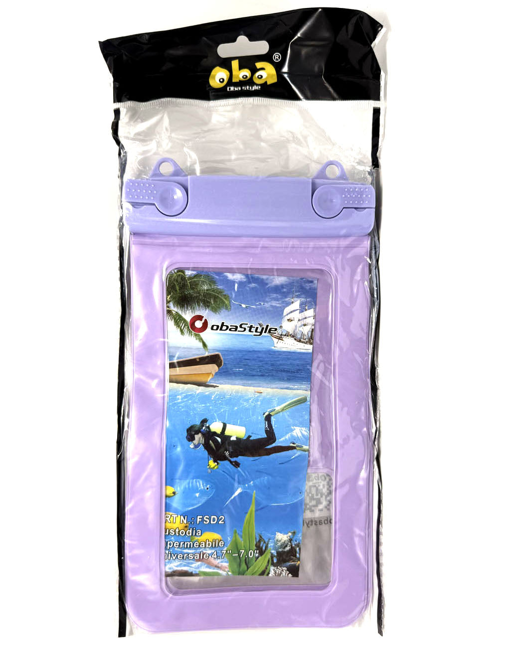 Custodia  Impermeabile Cover Universale per smartphone Design 2 in 1 Waterproof Tracolla