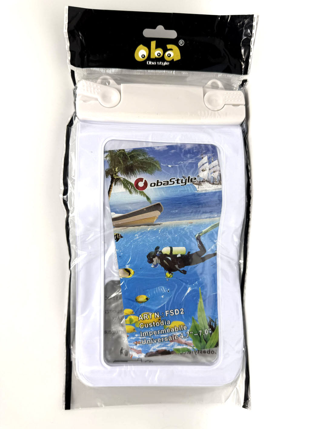 Custodia  Impermeabile Cover Universale per smartphone Design 2 in 1 Waterproof Tracolla