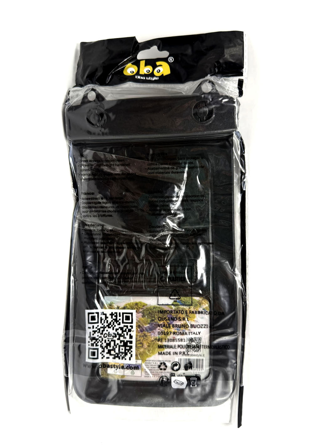 Custodia  Impermeabile Cover Universale per smartphone Design 2 in 1 Waterproof Tracolla