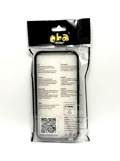 Cover rigida magnetica semitrasparente con supporto integrato Iphone 17 smartphone