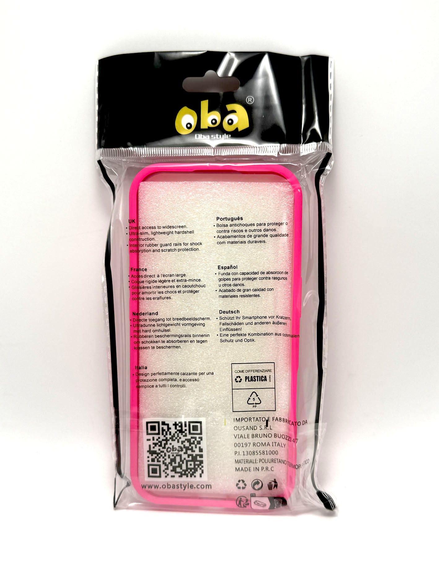 Cover rigida magnetica semitrasparente con supporto integrato Iphone 17 smartphone