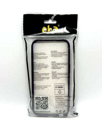 Cover rigida magnetica semitrasparente con supporto integrato Iphone 17 smartphone