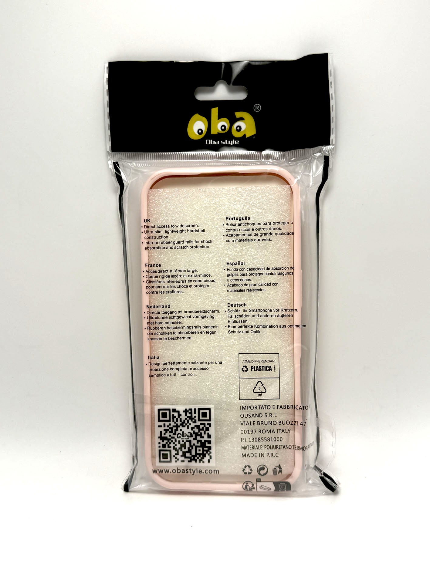 Cover rigida magnetica semitrasparente con supporto integrato Iphone 17 smartphone