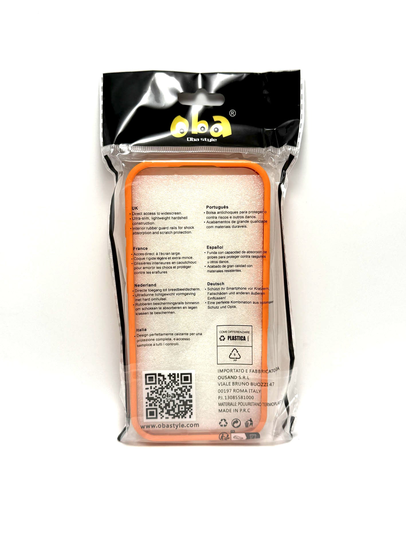 Cover rigida magnetica semitrasparente con supporto integrato Iphone 17 smartphone
