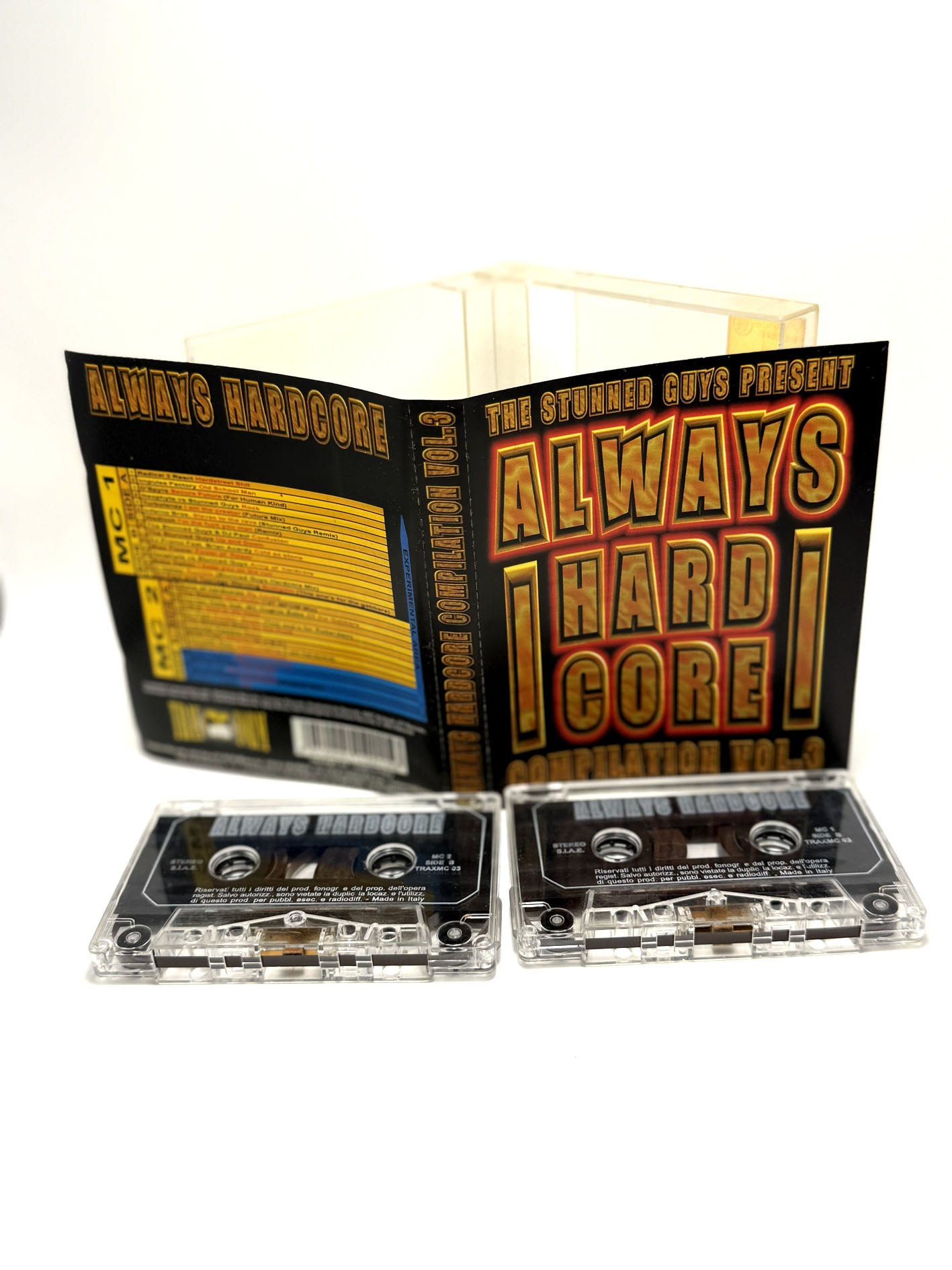 The Stunned Guys Always Hardcore Compilation Vol. 3 cassette audio mc tape 1997 Gabber