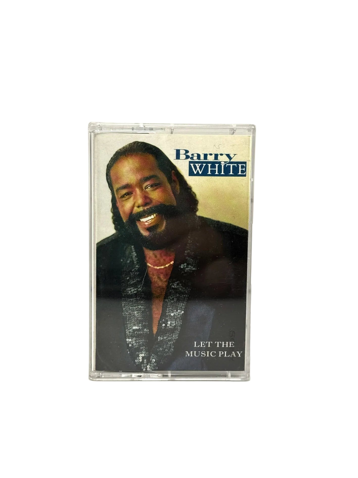 Barry White Let The Music PlaY cassetta audio tape 1992