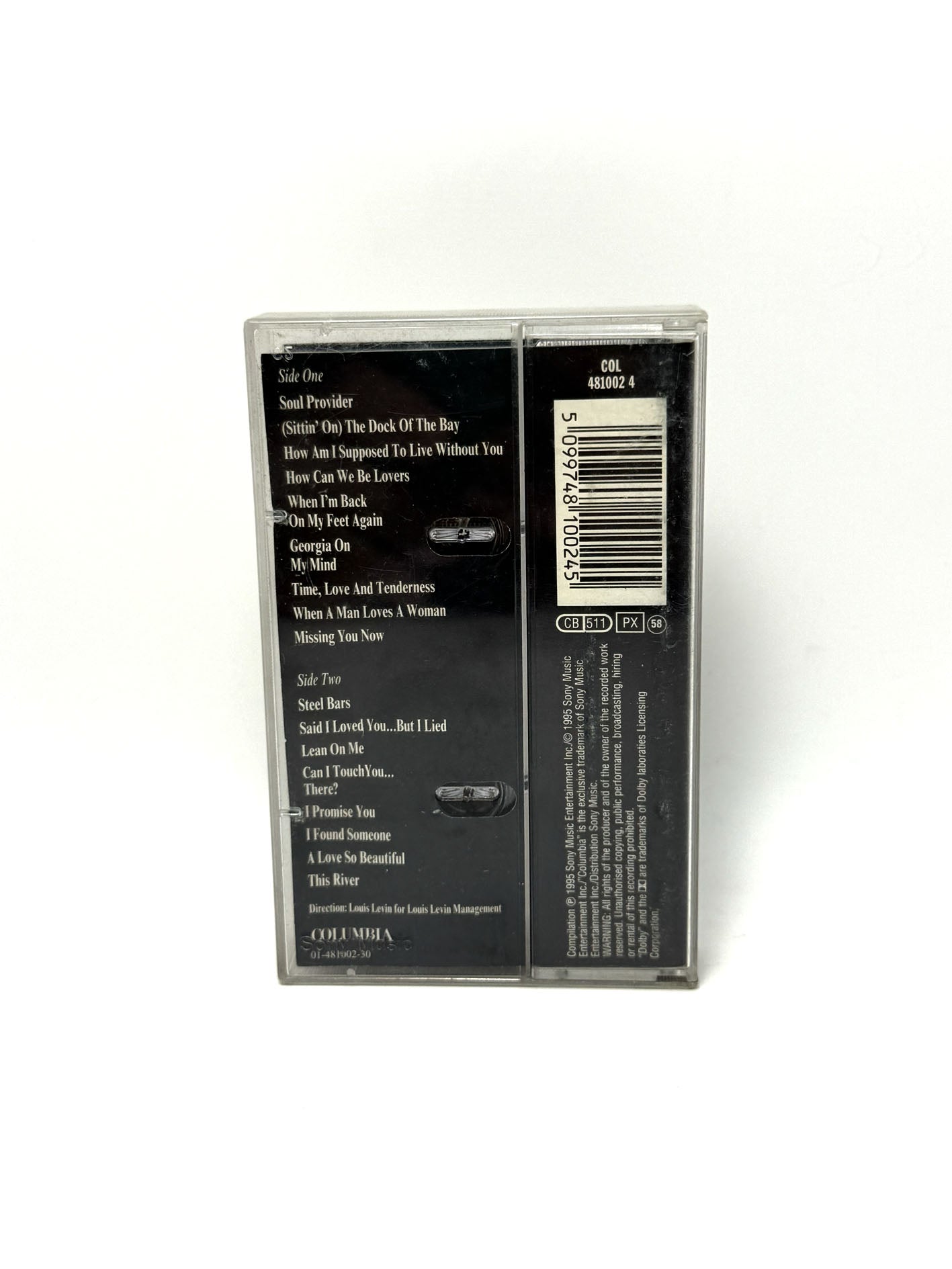 Michael Bolton ‎Greatest Hits (1985 - 1995) cassetta audio tape 1995