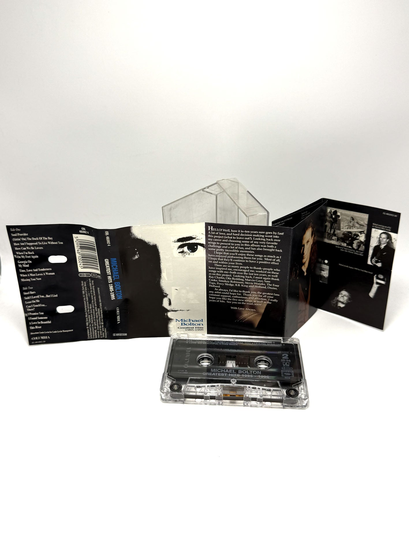 Michael Bolton ‎Greatest Hits (1985 - 1995) cassetta audio tape 1995