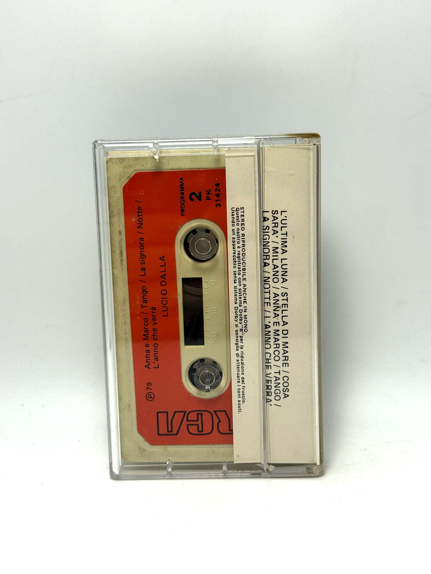 Lucio Dalla cassetta audio tape 1979