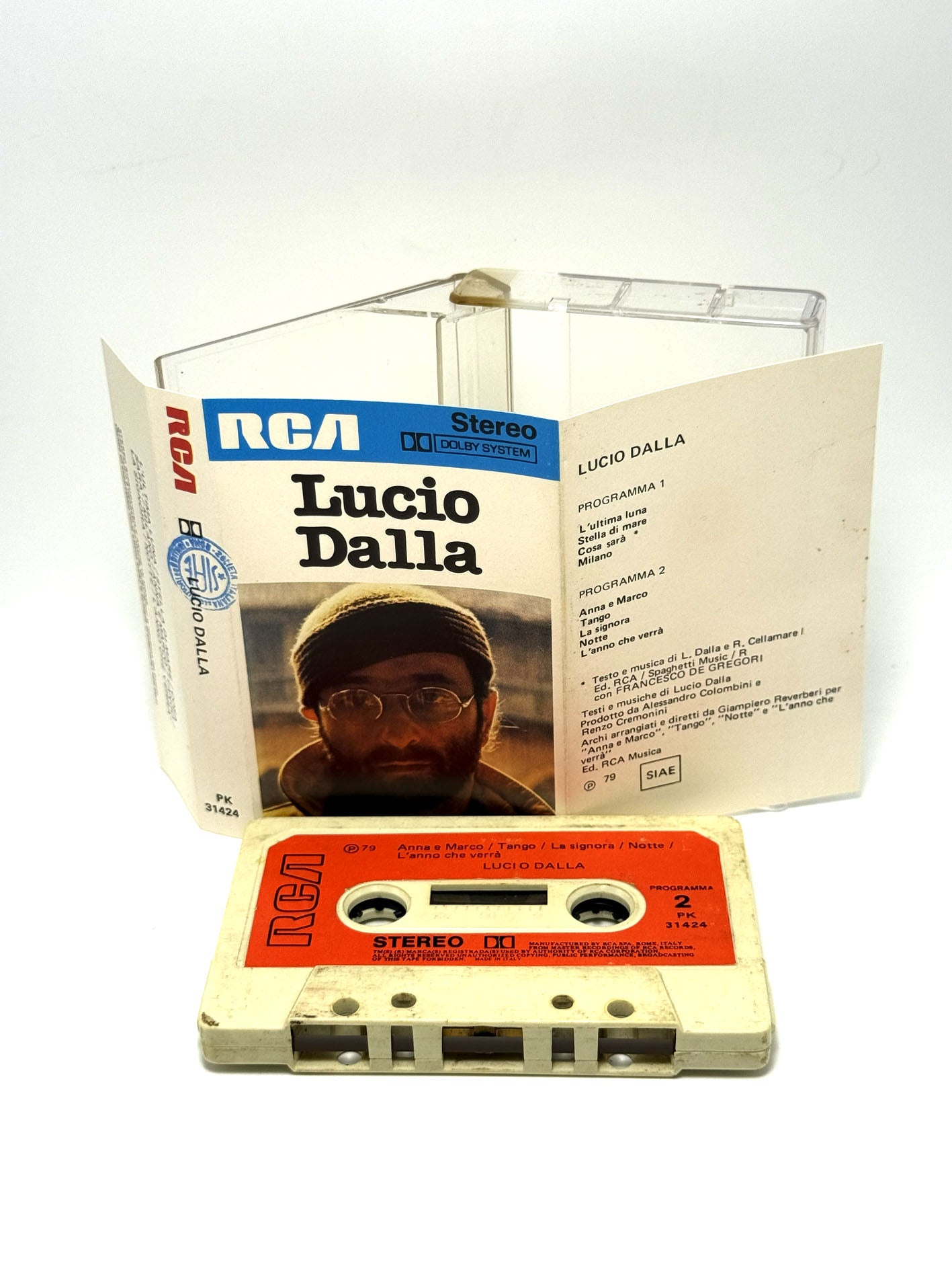 Lucio Dalla cassetta audio tape 1979
