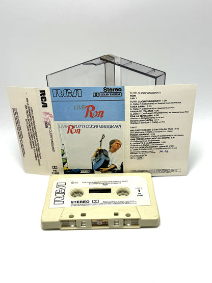Ron Tutti Cuori Viaggianti cassetta audio tape 1983