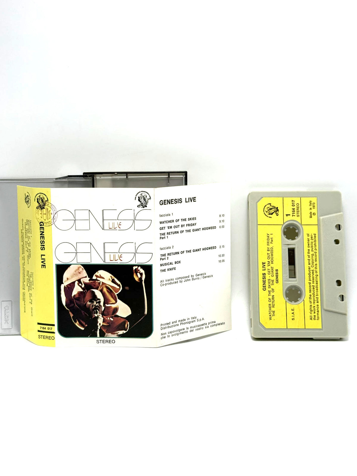 Lotto 22 cassette Genesis Phil Collins Peter Gabriel audio tape mc musicassette