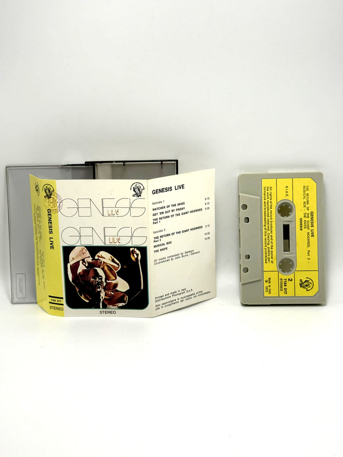 Lotto 22 cassette Genesis Phil Collins Peter Gabriel audio tape mc musicassette