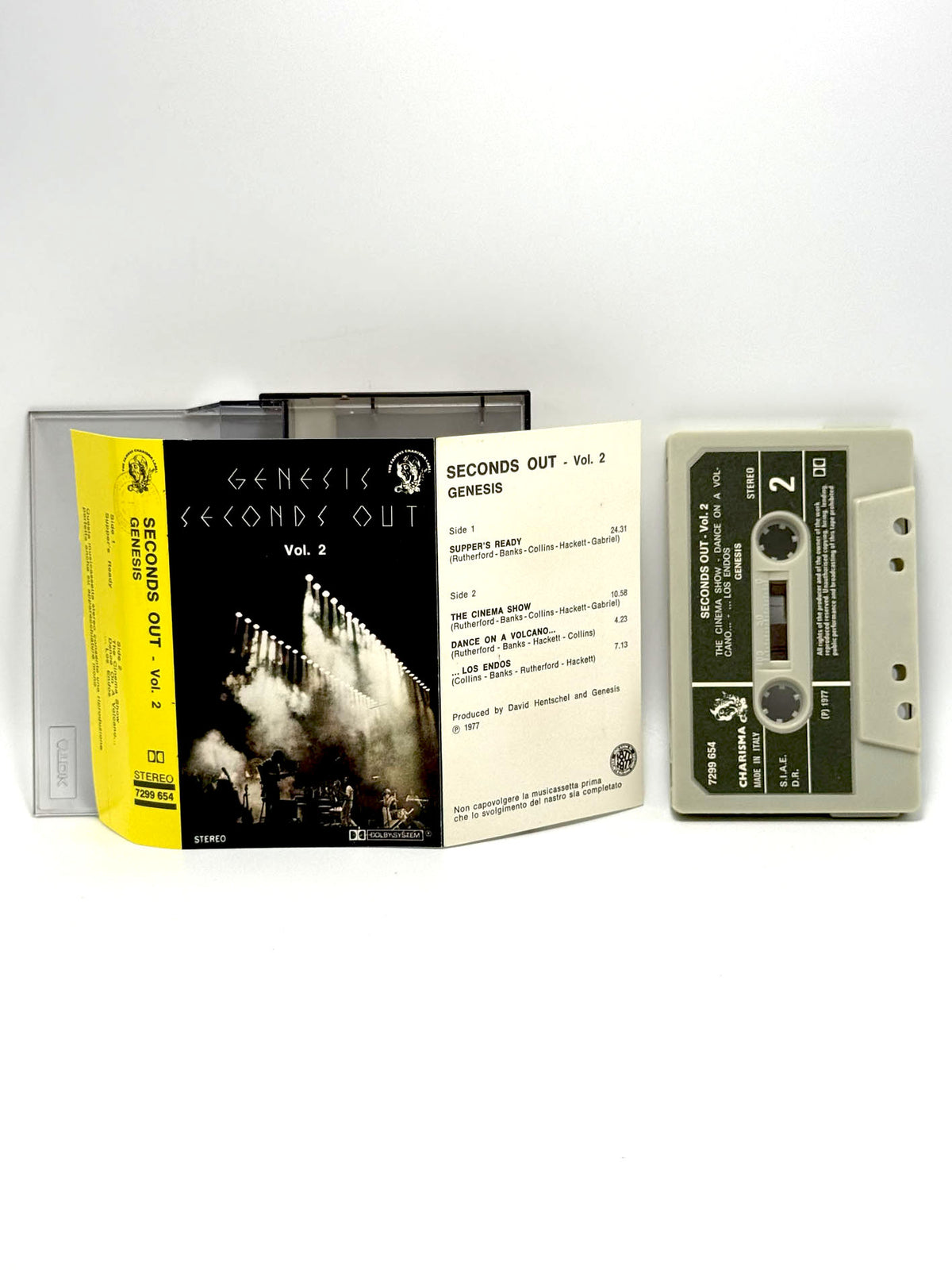 Lotto 22 cassette Genesis Phil Collins Peter Gabriel audio tape mc musicassette