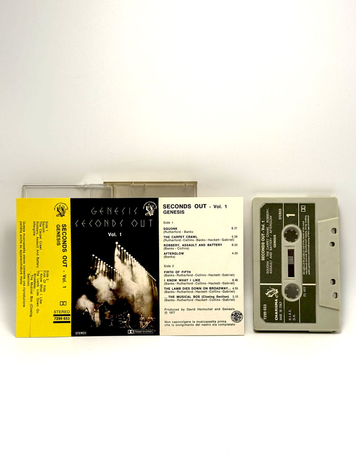 Lotto 22 cassette Genesis Phil Collins Peter Gabriel audio tape mc musicassette