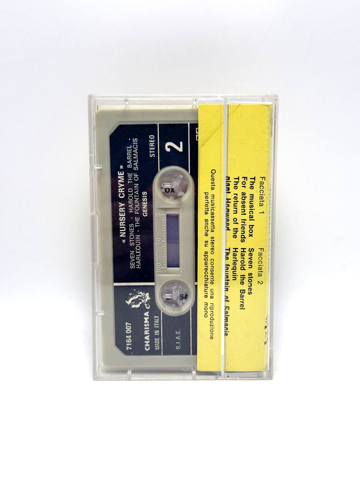 Lotto 22 cassette Genesis Phil Collins Peter Gabriel audio tape mc musicassette