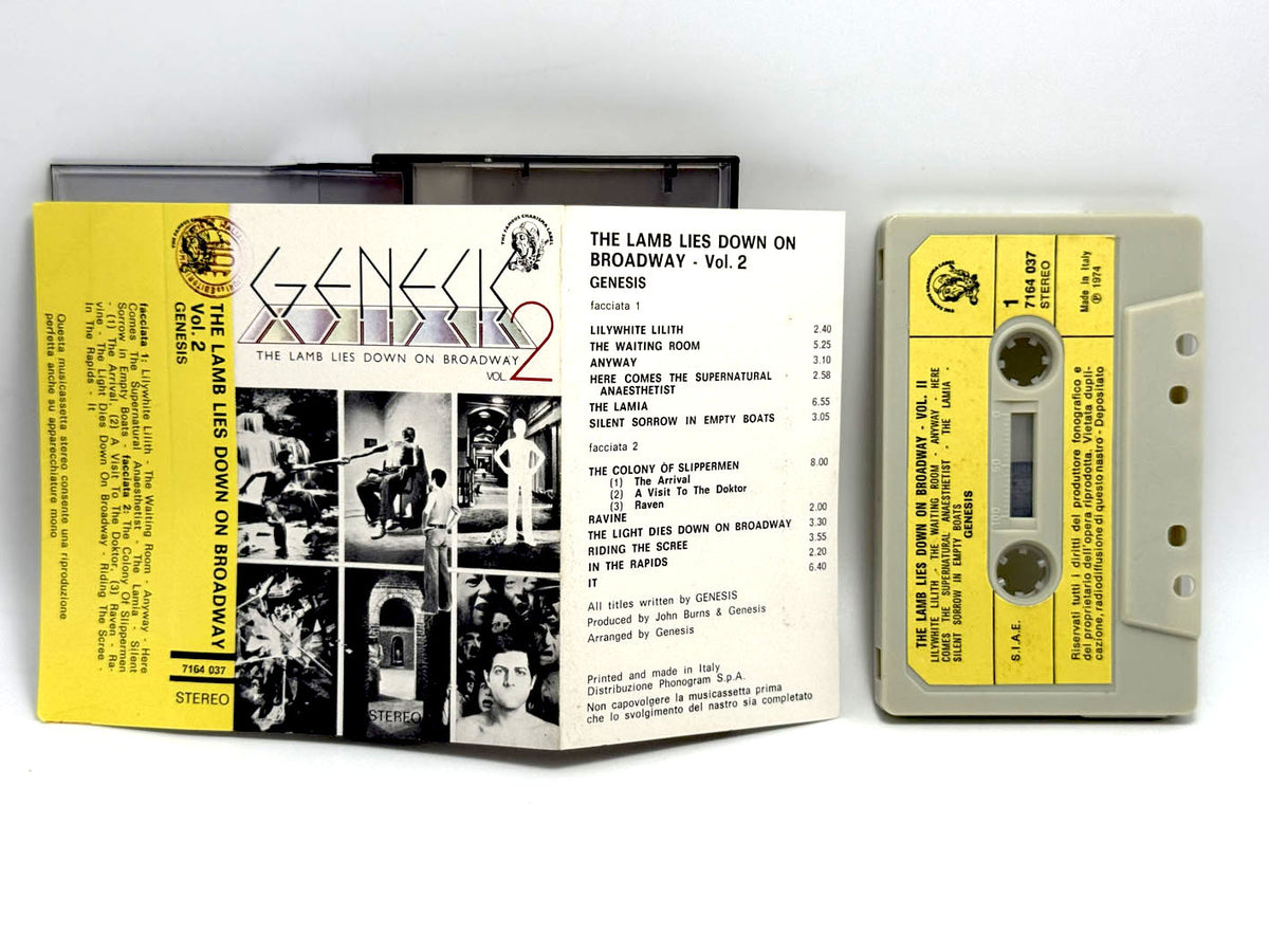 Lotto 22 cassette Genesis Phil Collins Peter Gabriel audio tape mc musicassette