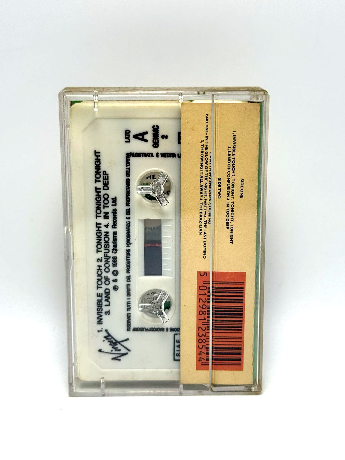 Lotto 22 cassette Genesis Phil Collins Peter Gabriel audio tape mc musicassette