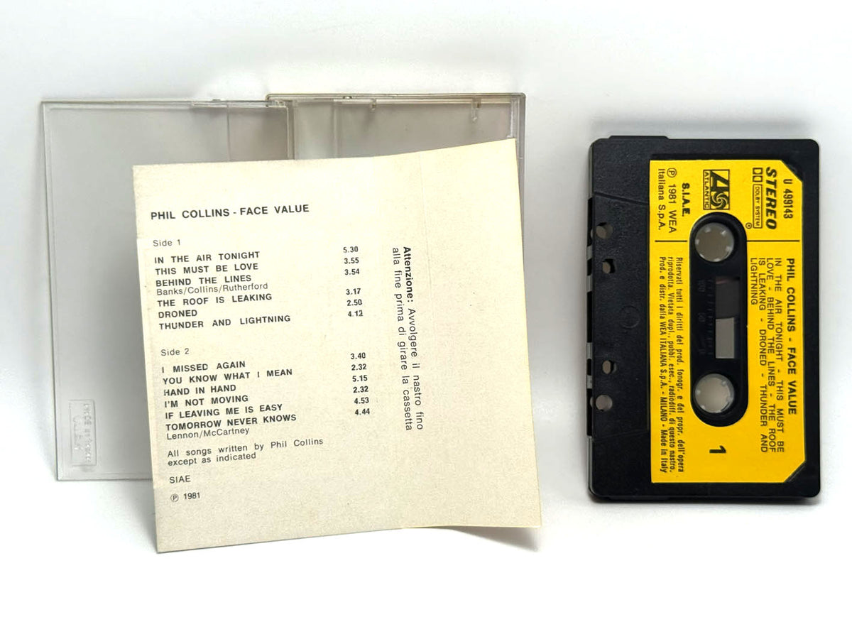 Lotto 22 cassette Genesis Phil Collins Peter Gabriel audio tape mc musicassette