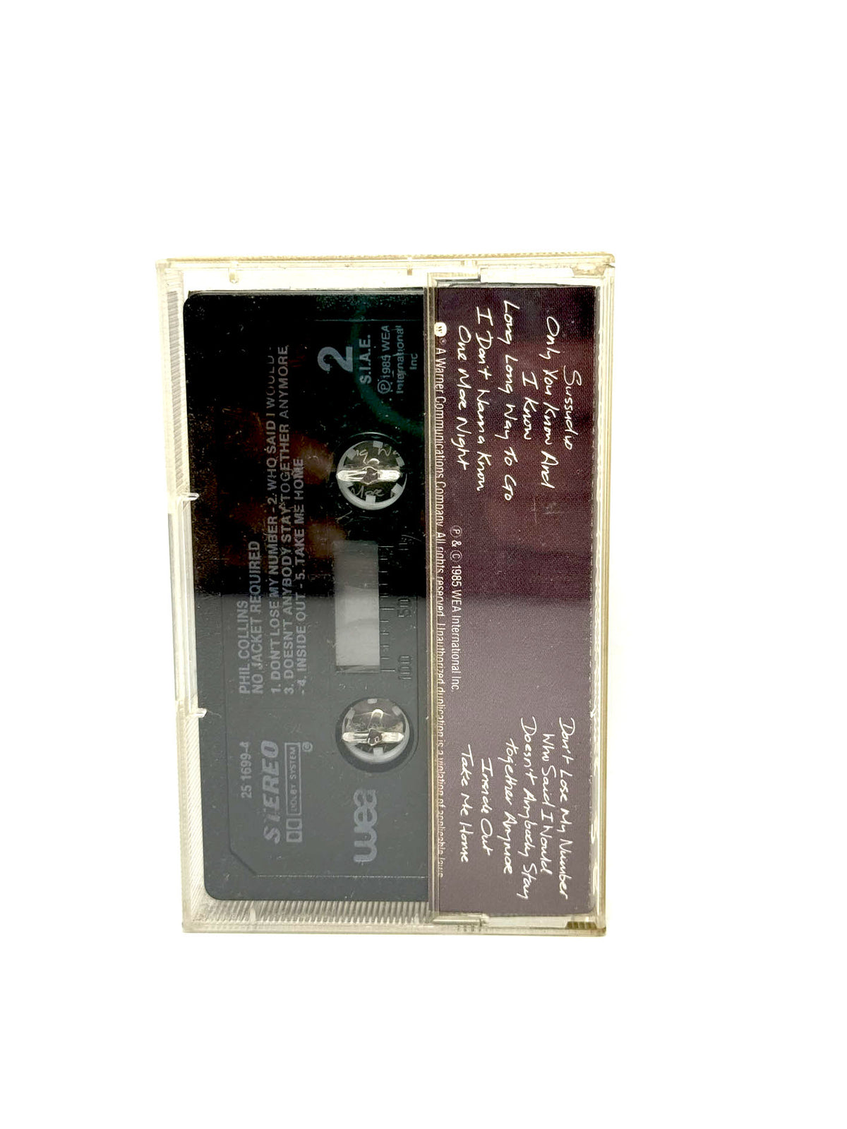 Lotto 22 cassette Genesis Phil Collins Peter Gabriel audio tape mc musicassette