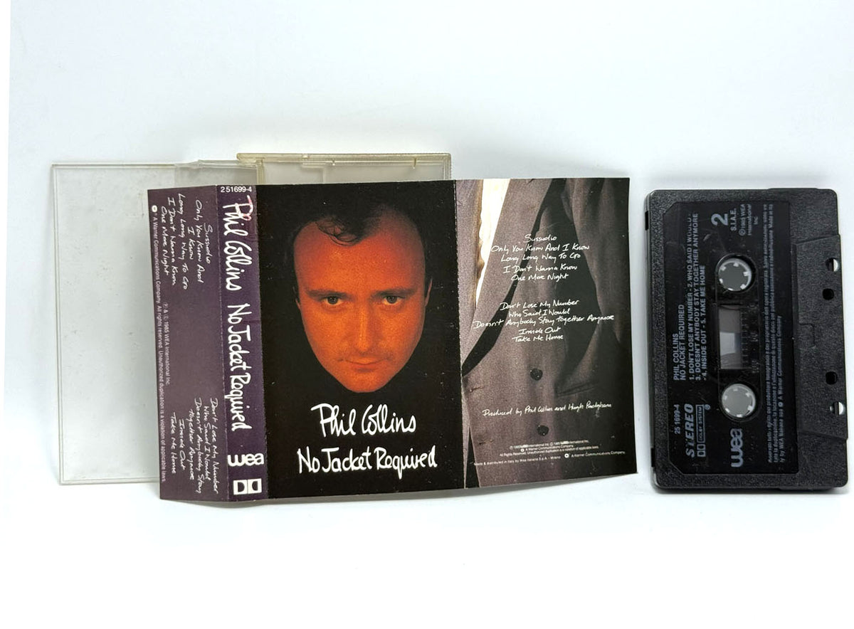 Lotto 22 cassette Genesis Phil Collins Peter Gabriel audio tape mc musicassette