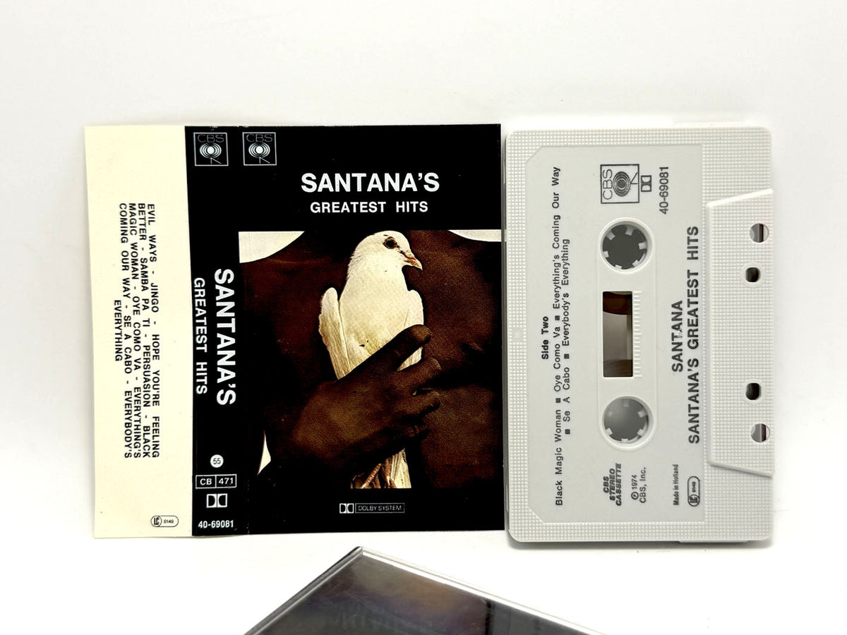Lotto 15 cassette Carlos Santana audio tape mc musicassette