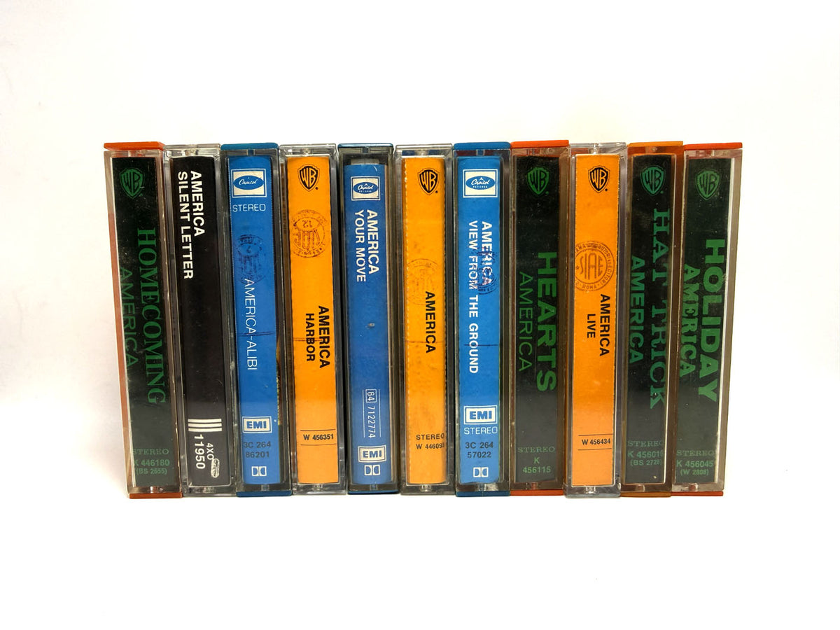 Lotto 12 cassette America cassetta audio tape mc musicassette rare