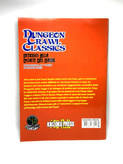 Intrigo alla Corte del Caos. Avventura di 1° Livello per Dungeon Crawl Classics Espansione Gioco da tavolo Kaizoku Press