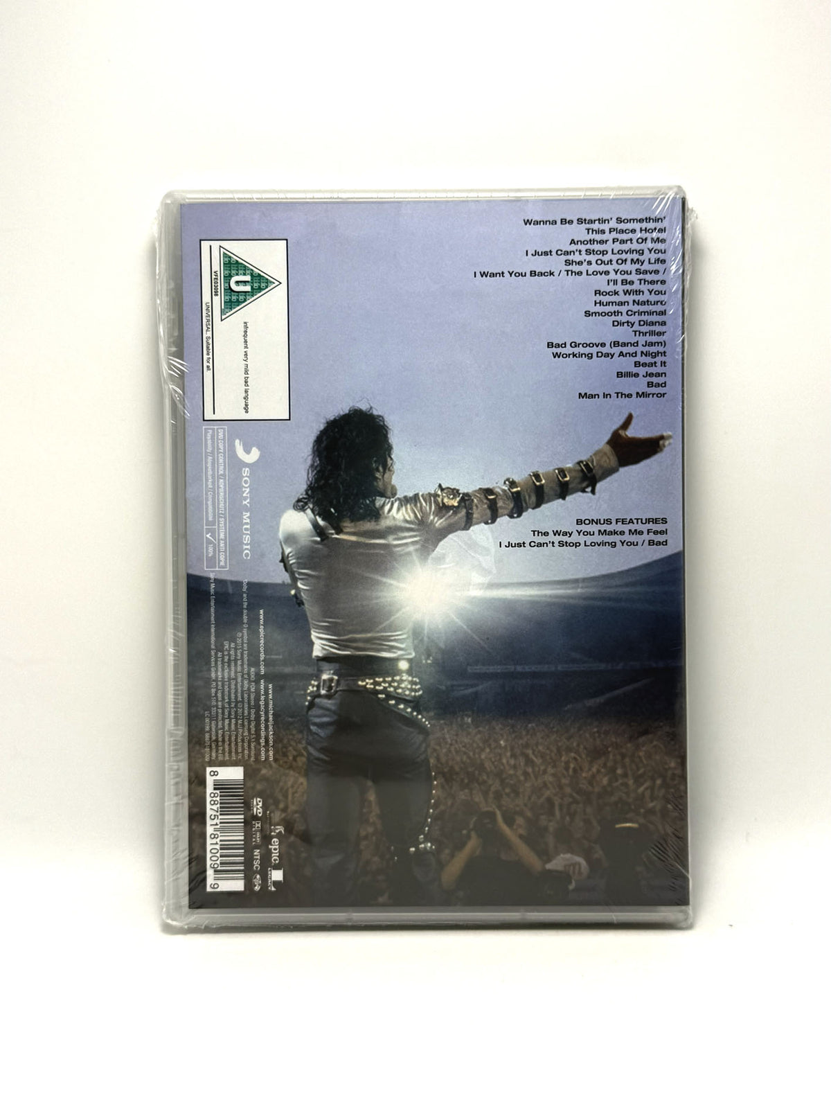 Michael Jackson Live At Wembley July 16, 1988 DVD Music DVD New Sealed