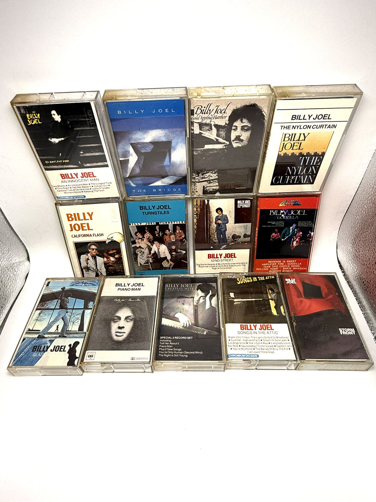 Lotto 12 cassette Billy Joel cassetta audio tape mc musicassette rare