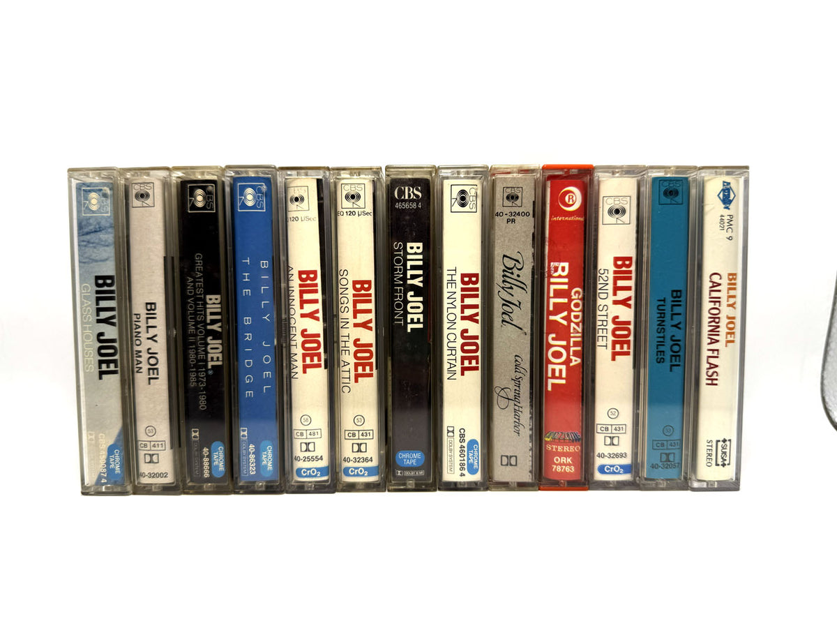Lotto 12 cassette Billy Joel cassetta audio tape mc musicassette rare