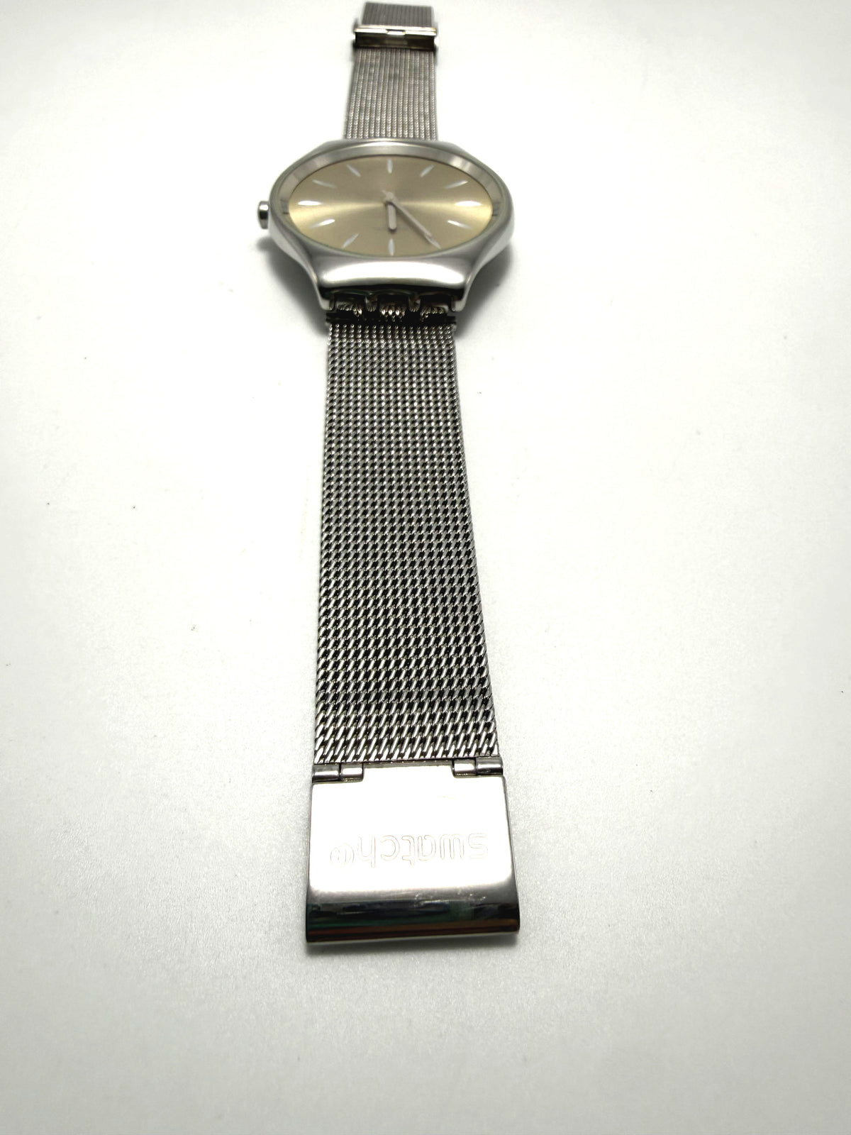 Orologio Swatch Skingoldenblink acciaio inox donna