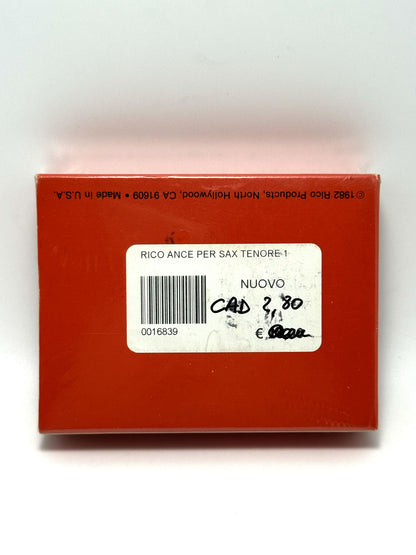 Rico Ance Tenor Sax 25 pz Reeds Sassofono Tenore