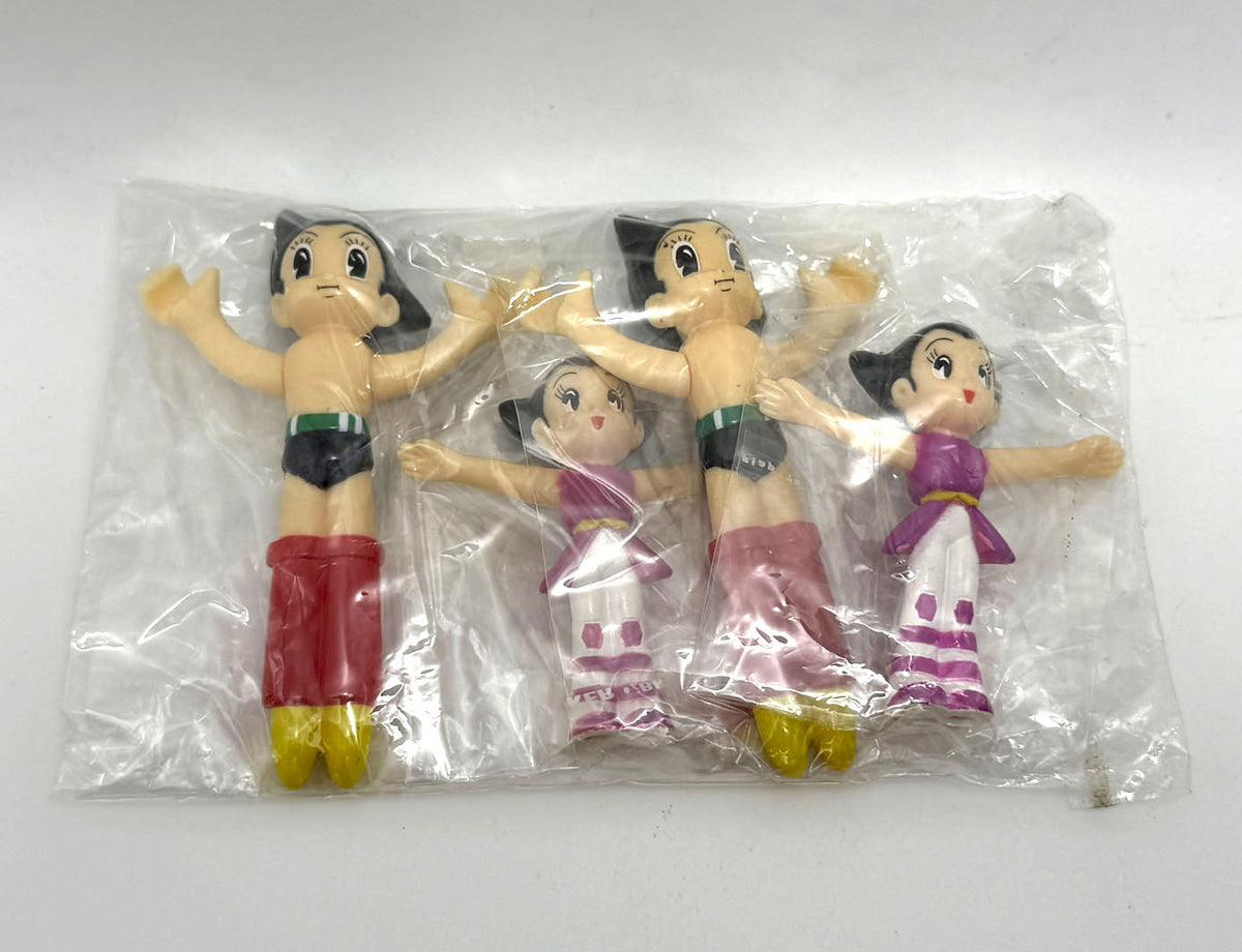 Astro Boy Mini Figures set 4 Gashapon Anime Osamu Tezuka Vintage