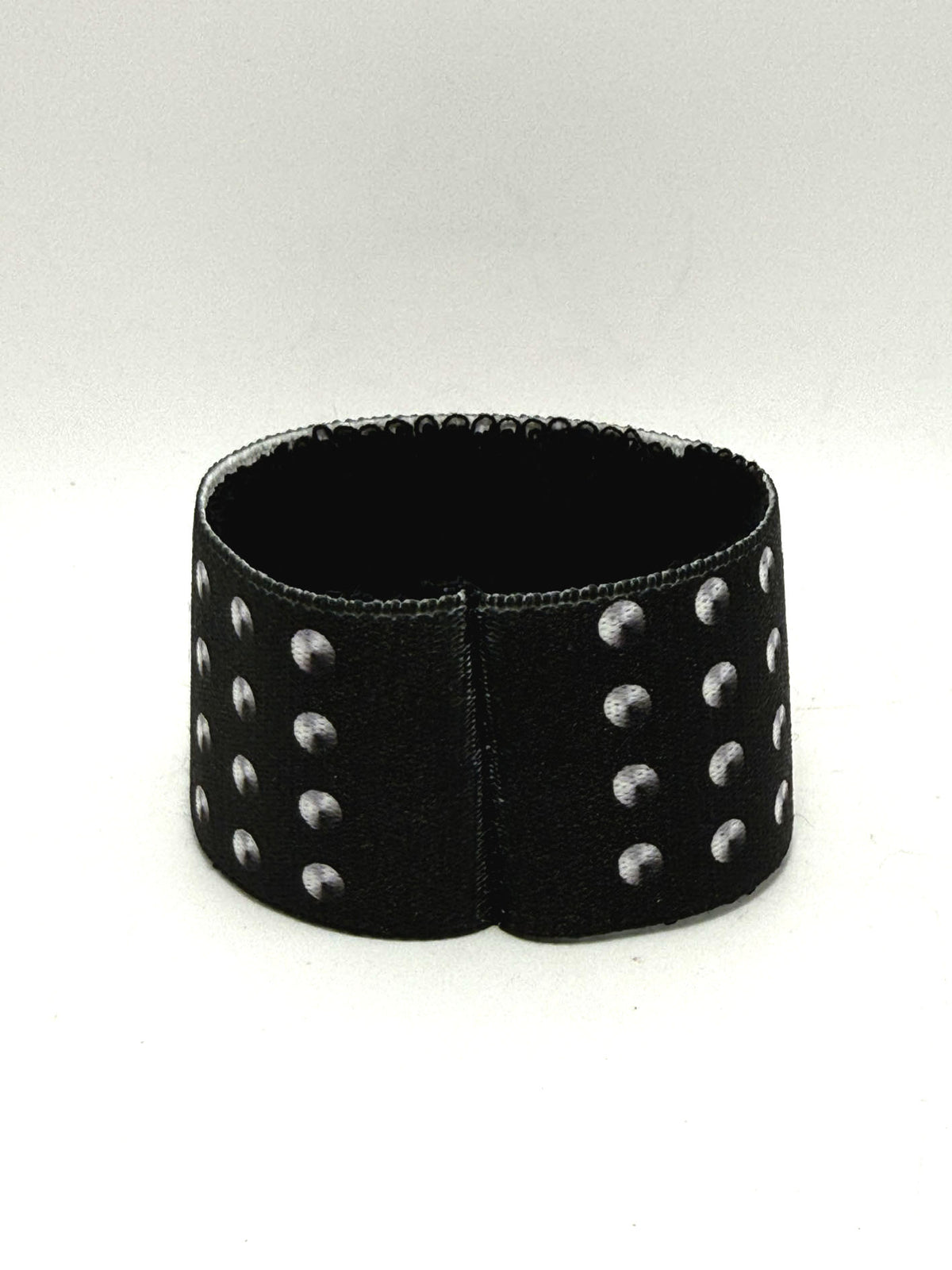 Iron Maiden Polsiera Polsino Bracciale Rock Elastico Tessuto con stampa logo