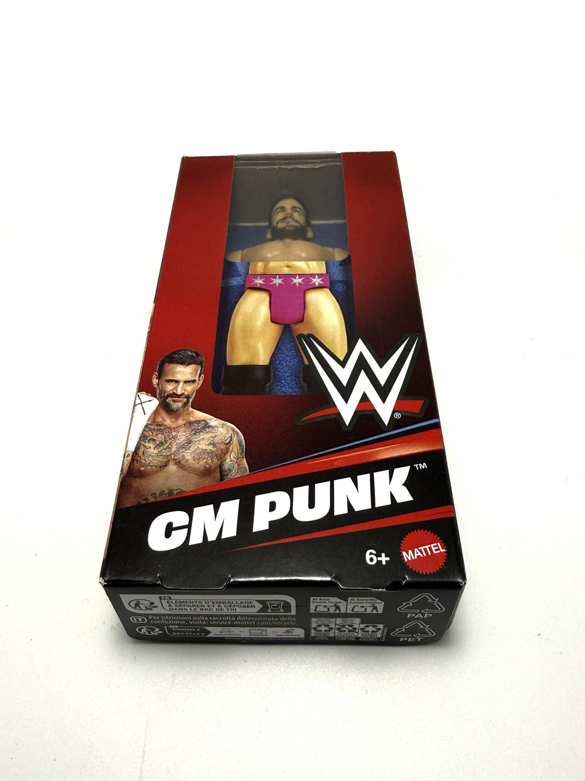 CM Punk Action figure Wrestling WWE Mattel Wrestler Doll