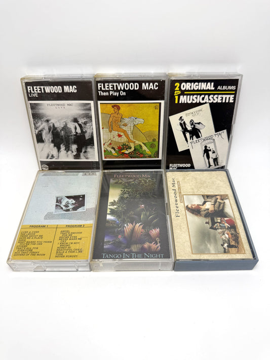 Lotto 6 Musicassette MC Fletwood Mac Rock cassette Audio Tape