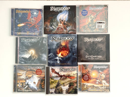Rhapsody of Fire Lotto 9 CD Symphonic Power Metal Rock