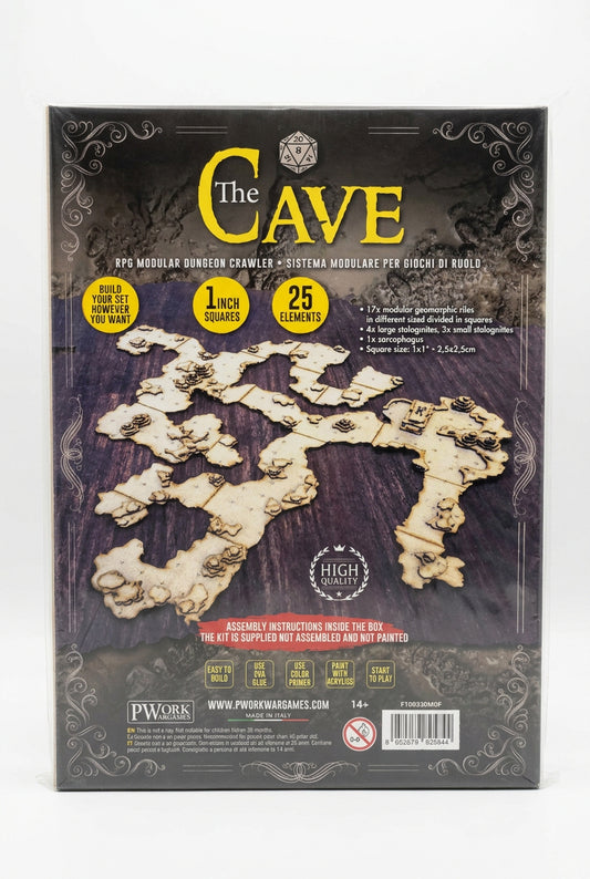 Fantasy Tiles Grotta The Cave RPG Modular Dungeon Crawler Giochi di ruolo