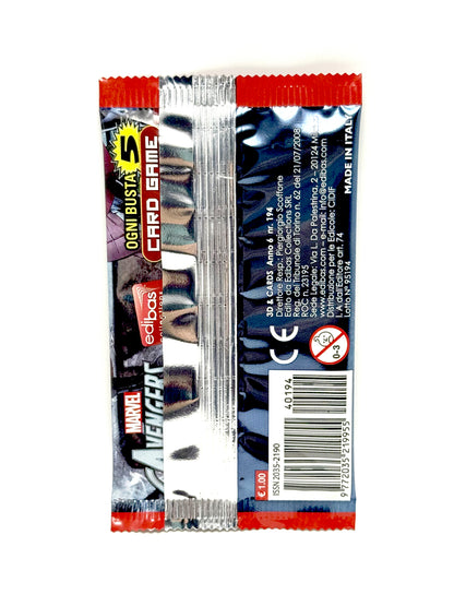 Marvel Avengers Assemble Card Game Busta Nuova e Sigillata Edibas Collection