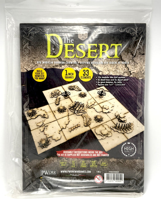 Fantasy Tiles Deserto RPG Modular Dungeon Crawler Giochi di ruolo