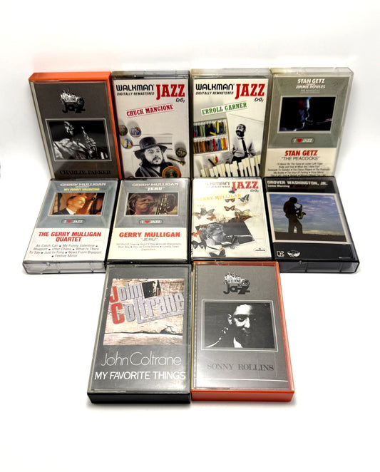 Lotto 10 Musicassette MC Bebop Cool Modern Jazz cassette Audio Tape