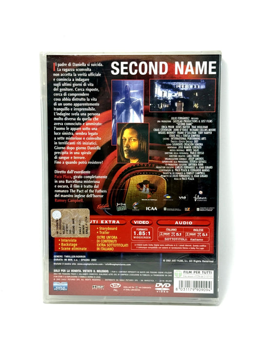 Second Name DVD Film Movie Julio Fernandez Thriller Horror
