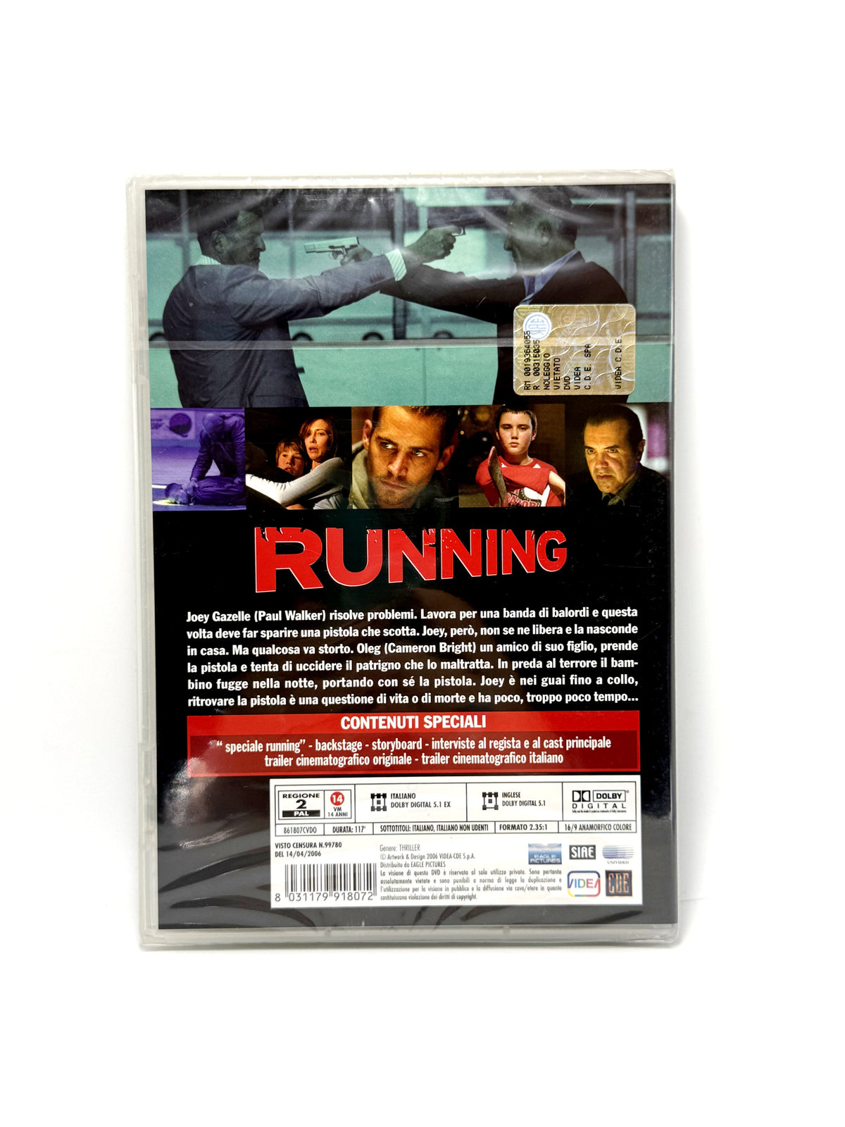 Running DVD Quentin Tarantino Wayne Kramer Film Movie Thriller