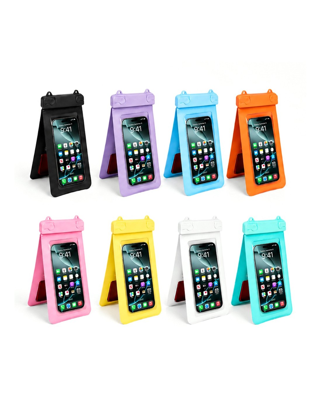 Custodia  Impermeabile Cover Universale per smartphone Design 2 in 1 Waterproof Tracolla