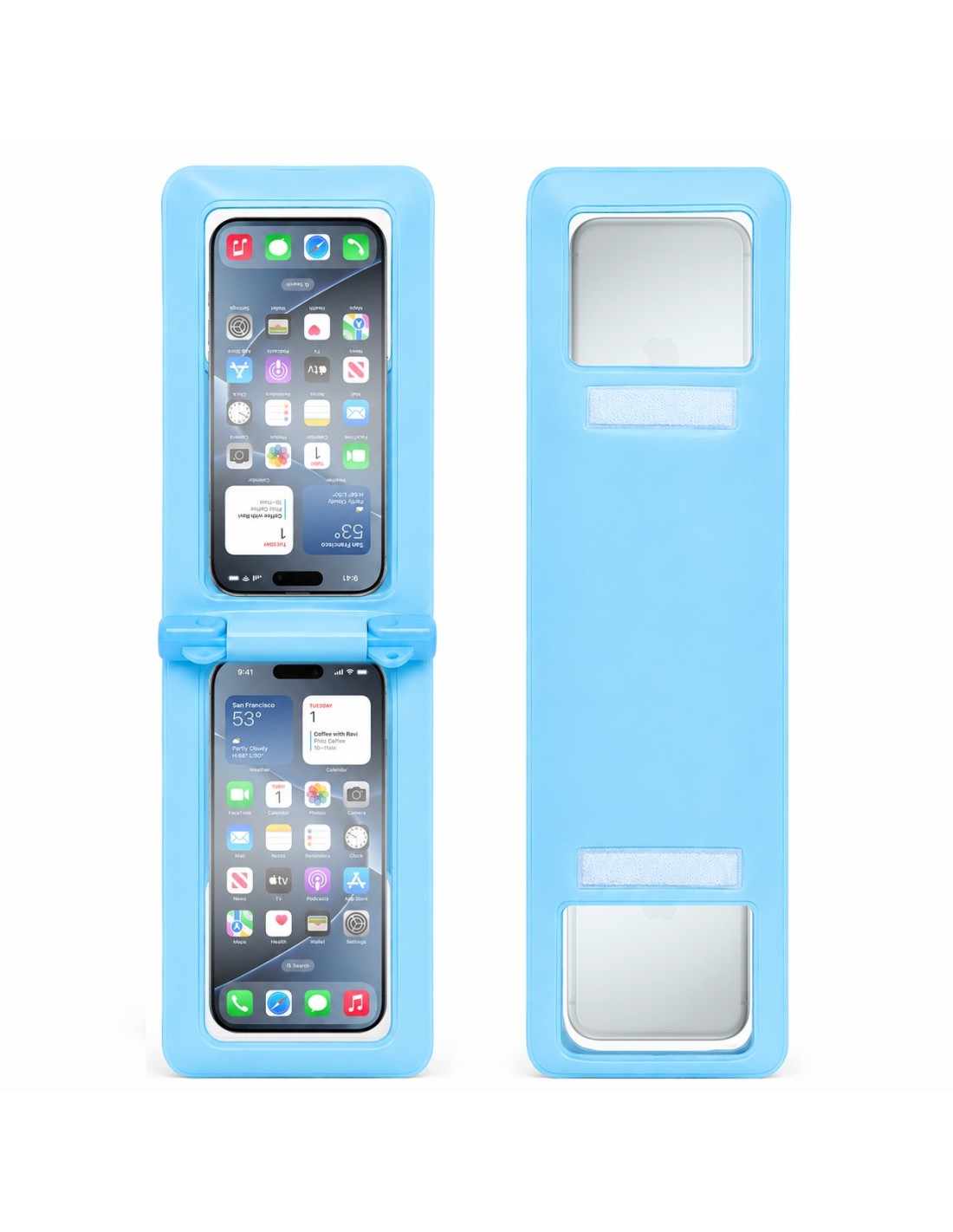 Custodia  Impermeabile Cover Universale per smartphone Design 2 in 1 Waterproof Tracolla